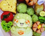 ♪キャラ弁♪ヒミツのここたま♪ゲラチョ♪作り方8写真