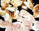 寒い日に!鶏胸肉と白菜のクリーム煮風作り方6写真