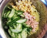 安～い焼きそば麺で♡さっぱりサラダ作り方4写真