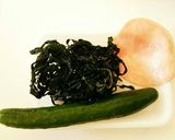 わかめときゅうりとハムの簡単酢の物♡作り方1写真