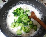 えび ブロッコリー しめじクリームパスタ作り方16写真