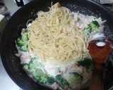 えび ブロッコリー しめじクリームパスタ作り方17写真