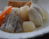 ストウブで大根小芋厚揚げの炊いたん作り方3写真