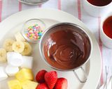 パリッと美味しい♪チョコフォンデュ作り方4写真