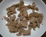 大豆のお肉と白菜の炒め物作り方2写真
