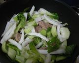 大豆のお肉と白菜の炒め物作り方4写真