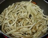 ☆ゴボウとポテトのにんにく・きんぴら☆作り方3写真