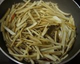 ☆ゴボウとポテトのにんにく・きんぴら☆作り方4写真