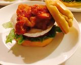 ☆ラードマフィンでチキンバーガー☆作り方4写真
