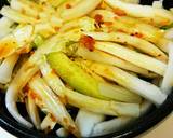 食べるラー油で作る、ピリ辛白菜の即席漬け作り方4写真