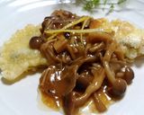 鱈の衣焼き～バター醤油のきのこソース～作り方8写真