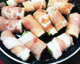 九条ネギの豚肉巻き(照り焼き風)作り方3写真