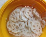 創味シャンタンでレンコンきんぴら作り方1写真