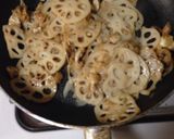 創味シャンタンでレンコンきんぴら作り方5写真