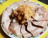 湯煎ぶたのおろしポン酢作り方3写真