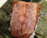 さんまのかば焼き de 発芽米おにぎらず作り方4写真