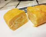 お弁当に♪卵1個で卵焼き作り方5写真