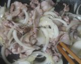 アスパラの漬物で豚キムチ丼♪作り方4写真