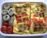 駄菓子で♪カツ丼弁当作り方5写真