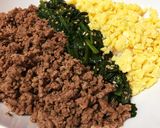 簡単お手軽☆三色そぼろ丼作り方12写真