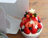 苺でデコ☆クリスマスツリーケーキ作り方1写真