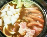 リメイク❗残ったカレーでカレーチーズ鍋作り方3写真