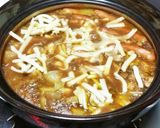 リメイク❗残ったカレーでカレーチーズ鍋作り方5写真