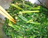 菊菜のおひたし♪麺つゆだけ(/ω\)作り方4写真