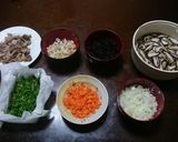 沖縄じゅーしー しいたけの戻し汁炊き作り方1写真