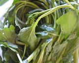 香港　中国野菜を茹でた1皿作り方1写真