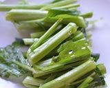 香港　中国野菜を茹でた1皿作り方2写真