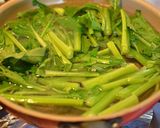 香港　中国野菜を茹でた1皿作り方4写真