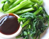 香港　中国野菜を茹でた1皿作り方5写真