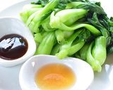 香港　中国野菜を茹でた1皿作り方13写真