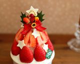 苺でデコ☆クリスマスツリーケーキ作り方22写真