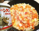 野菜たっぷりシャンタン焼うどん作り方1写真
