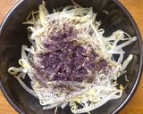 【時短】もやしとアボカドのゆかりサラダ作り方1写真