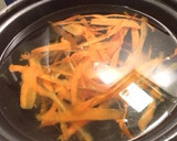 ぴらにんじんと青梗菜の胡麻和え作り方4写真