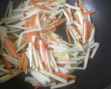 野菜の皮で作るきんぴら作り方3写真