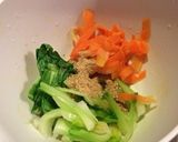 ぴらにんじんと青梗菜の胡麻和え作り方9写真