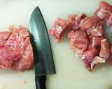 簡単 鳥もも肉と白菜とほうれん草の鍋作り方1写真