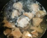 簡単 鳥もも肉と白菜とほうれん草の鍋作り方7写真
