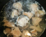 簡単 鳥もも肉と白菜とほうれん草の鍋作り方7写真