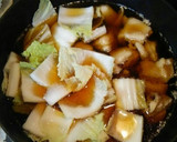簡単 鳥もも肉と白菜とほうれん草の鍋作り方8写真