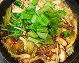 簡単 鳥もも肉と白菜とほうれん草の鍋作り方11写真