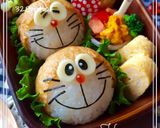 お稲荷でドラえもんおにぎり♡キャラ弁作り方5写真