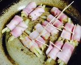冷凍フライドポテトのベーコン巻き作り方4写真