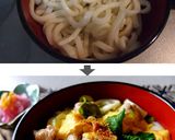 フワトロあったか♡親子うどん！【麺つゆ】作り方7写真