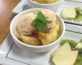 材料２つ⁈柿プリン作り方6写真
