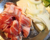 ■簡単♪豚ばら・白菜・油揚げの炒め煮■作り方1写真
